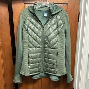 Green Quilted Women's Jacket